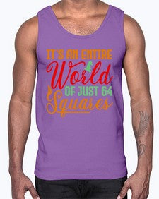 Its an entire world of just squares 124#- chess- Cotton Tank