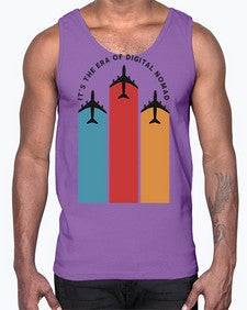 Its the Era of Digital Nomad 10#- internet- Cotton Tank