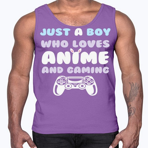 Just A Boy Who Loves 261#- anime- Cotton Tank