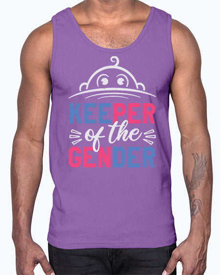 Keeper of the gender Style 135#- baby shower- Cotton Tank