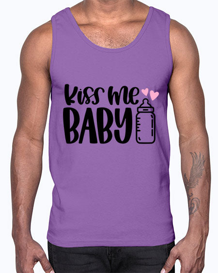 Kiss Me Baby Style 360#- baby- Cotton Tank