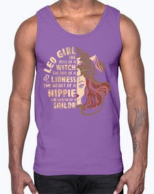Leo girl 289#- leo- Cotton Tank
