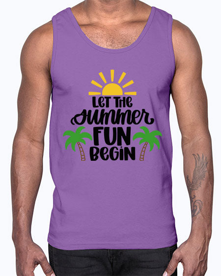 Let The Summer Fun Begin Style 35#- summer- Cotton Tank