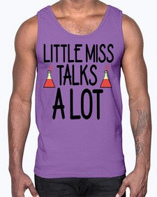 Little miss talks a lot 488#- general school- Cotton Tank