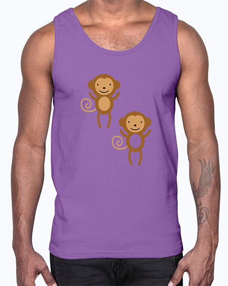 Little_monkeys_MF_5814- monkey- Cotton Tank