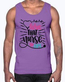 Livin That Nurse Life Style Style 1061#- nurse- Cotton Tank