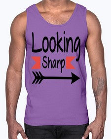 Looking Sharp 513#- general school- Cotton Tank
