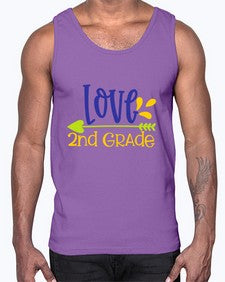 Lovesecond Grade 529#- second grade- Cotton Tank