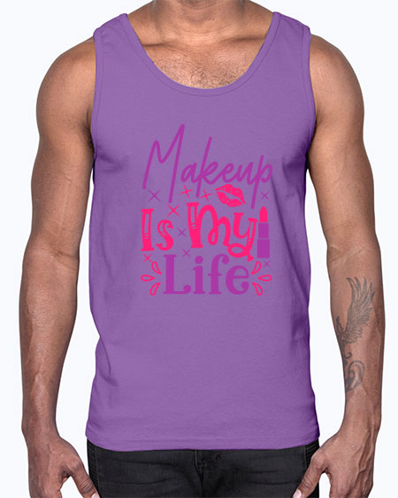 Makeup Is My Life Style 224#-makeup Cotton Tank