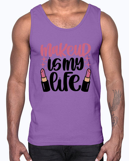 Makeup Is My Life Style 44#-makeup Cotton Tank