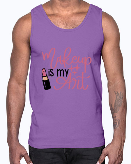 Makeup is my Art Style 47#-makeup Cotton Tank