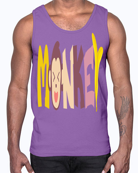 Monkey Banana 11#- monkey- Cotton Tank