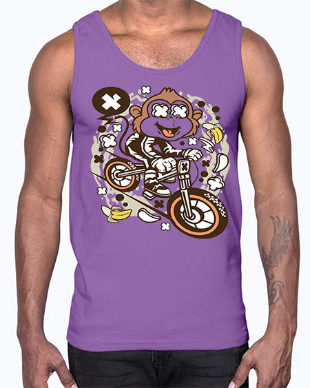 Monkey Downhill- monkey- Cotton Tank