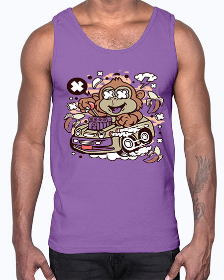 Monkey Hotrod- monkey- Cotton Tank