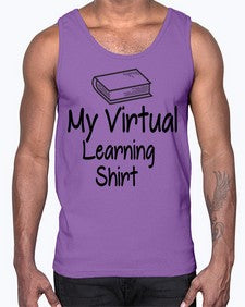 My Virtual Learning Shirt 554#- librarian- Cotton Tank