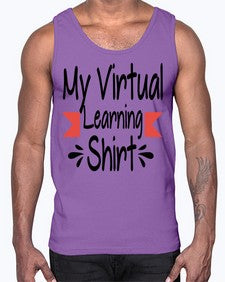 My Virtual Learning Shirt 555#- librarian- Cotton Tank