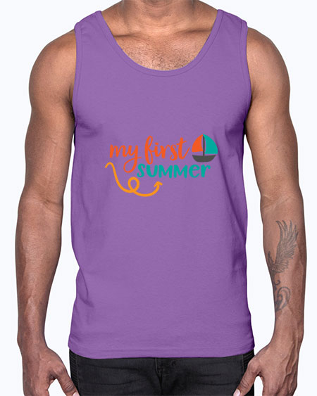 My first summer 89#- summer- Cotton Tank