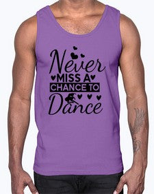 Never miss a chance to dance 170#- ballet- Cotton Tank