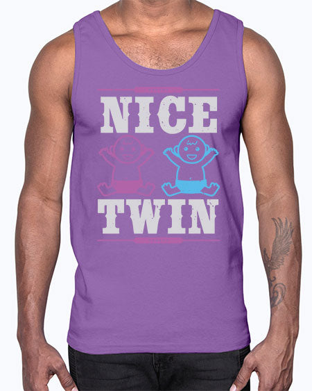 Nice Twin Style 167#- baby shower- Cotton Tank