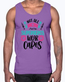 Not All Superheros Style Style 1138#- nurse- Cotton Tank