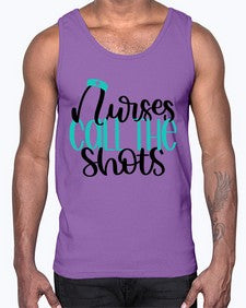 Nurses Call The Shots Style Style 1236#- nurse- Cotton Tank