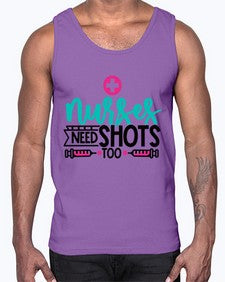 Nurses Need Shoot Too Style Style 1249#- nurse- Cotton Tank