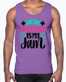 Nursing Is My Jam Style Style 1273#- nurse- Cotton Tank