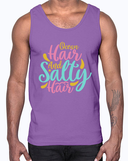 OCEAN HAIR SALTY HAIR Style 60#- summer- Cotton Tank