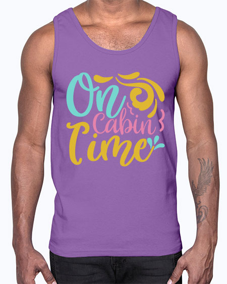 ON CABIN TIME Style 59#- summer- Cotton Tank