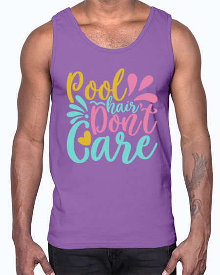 POOL HAIR DONT CARE Style 6#- summer- Cotton Tank