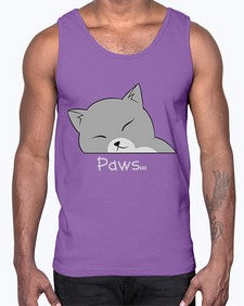 Paws- cats- Cotton Tank