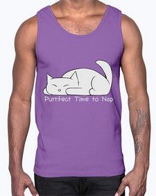 Perfect Time to Nap- cats- Cotton Tank