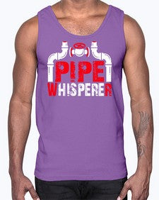Pipe whisperer1317#- plumber- Cotton Tank