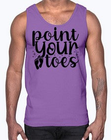 Point your toes 172#- ballet- Cotton Tank