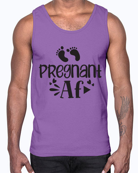 Pregnant AF 439#- pregnancy- Cotton Tank