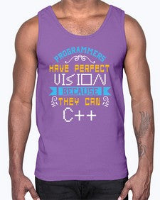 Programmers have perfect vision 18#- computer- Cotton Tank