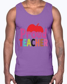 Proud Teacher 1341#- teacher- Cotton Tank