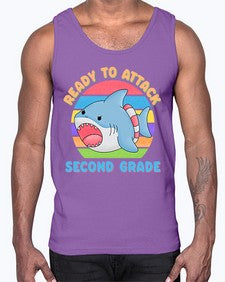 Ready to Attack second Grade 714#- second grade- Cotton Tank