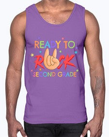 Ready to Rock second Grade 735#- second grade- Cotton Tank