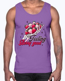 Retro Summer Doing My Berry 1506#- strawberry- Cotton Tank