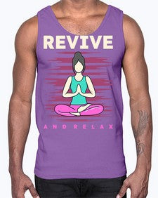 Revive and Relax 500#- yoga- Cotton Tank