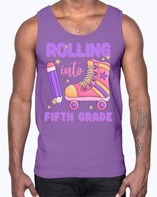 Rolling into fifth Grade 784#- fifth grade- Cotton Tank