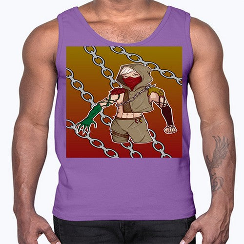 Rose and demon 75#- anime- Cotton Tank