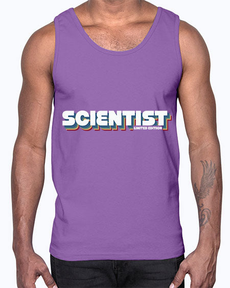 SCIENTISTFunnyJobLimitedEditionScientistSkinite Scientist Skinite 41#- general science- Cotton Tank