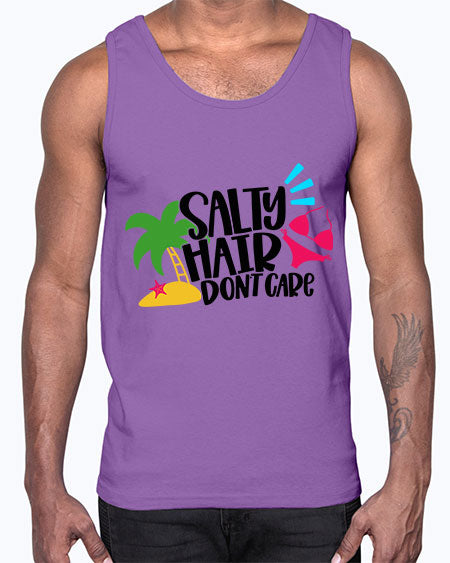 Salty Hair Dont Care Style 29#- summer- Cotton Tank