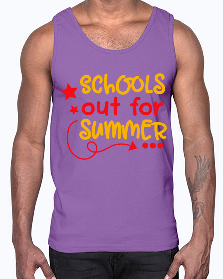 SchoolsOutSummer 83#- summer- Cotton Tank