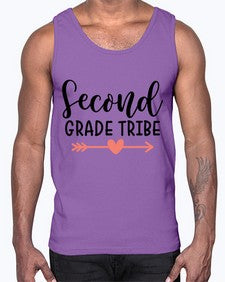 Second Grade Tribe 837#- second grade- Cotton Tank