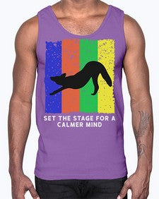 Set the Stage 515#- yoga- Cotton Tank