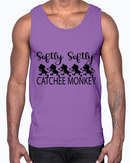 Softly softly catcher monkey - monkey- Cotton Tank