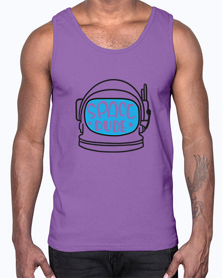 Spacedude 12#- space- Cotton Tank